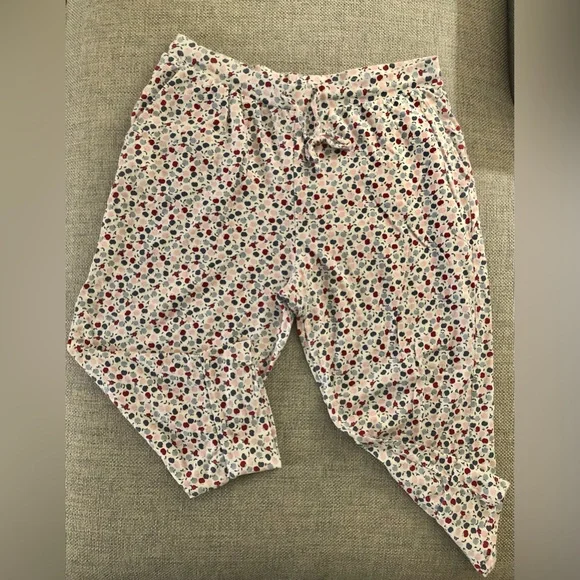 100% COTTON CAPRI PYJAMA PANT SIDE POCKETS - Picture 2 of 13